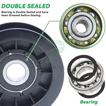 GX20286 Pulley with GX20287 AUC20393 Idler Pulley for D130 D140 - size: 1xGX20286+1xGX20287