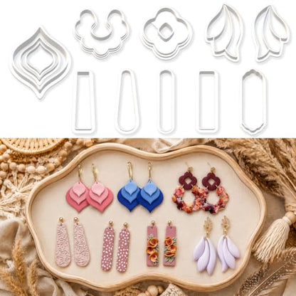 10PCS Boho Polymer Clay Cutters Set - color: Bohemia-14pcs