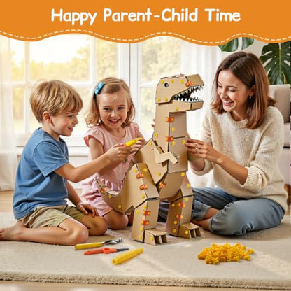 Kids Cardboard Cutter Safe Tool Set 150 Pcs with Storage Box