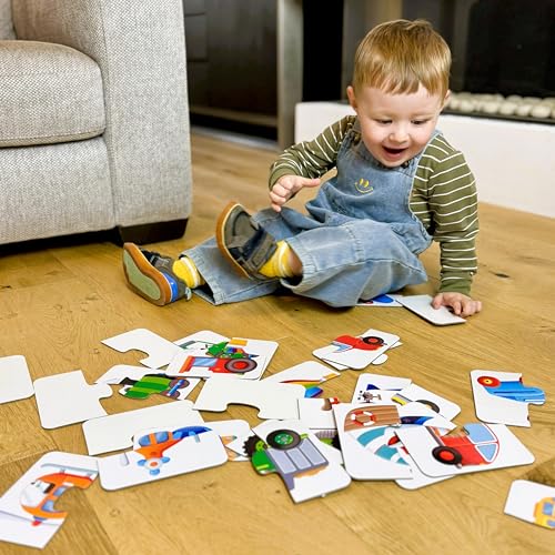 The Learning Journey: My First Match It - Things That Go - 15 Self-Correcting Vehicle Matching Puzzles - size: 15 pieces, style: Things That Go
