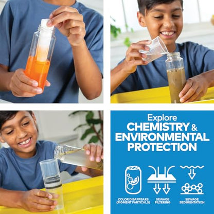 Fun Express STEAM Water Science Kit - Discover & Explore Water Purification with Engaging Experiments for Kids