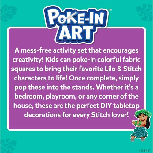 Skillmatics Poke-in Art – Lilo & Stitch, Wood Craft Kit, Gift for Kids - style: 5. Disney's Lilo & Stitch