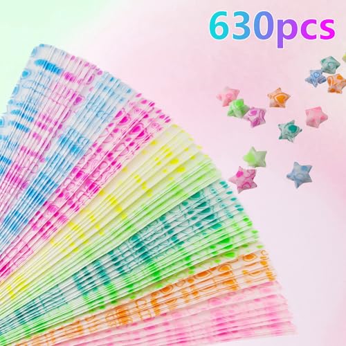 Jtnohx Luminous Origami Star Paper Strips Luminous Origami Heart-shaped - color: heart-shaped