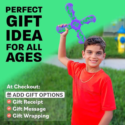 Pool Toys Foam Boomerang - Fun Stocking Stuffer Gifts for Girls & Boys - color: Purple