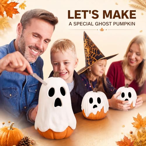 Halloween Air Dry Clay Ghost Pumpkin DIY Crafting Kit