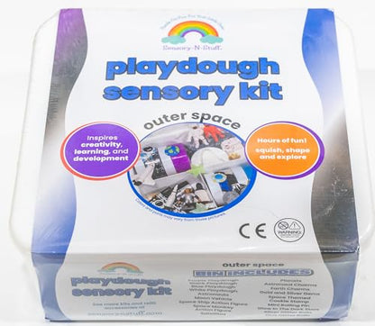 Space Playdough Kit - Rockets, Planets & Astronauts - style: Outer Space Playdough Kit