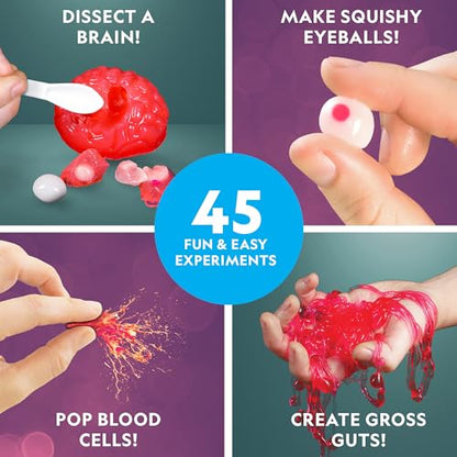National Geographic Gross Science Kit with 45 Experiments for Kids 8-12 - style: 45 Gross Experiments