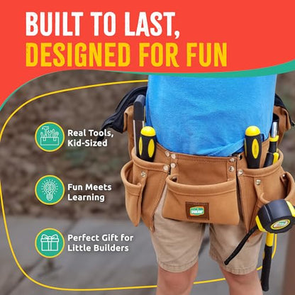 SparkJump DIY Birdhouse & Kids Tool Set Bundle – Build Your Own Cottage Birdhouse and Craft with Real Tools, Perfect DIY Project for Kids & Families