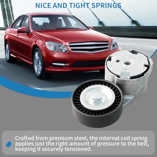 39282 Engine Belt Tensioner Serpentine Belt Drive Idler Pulley Kit - size: 90K-39282