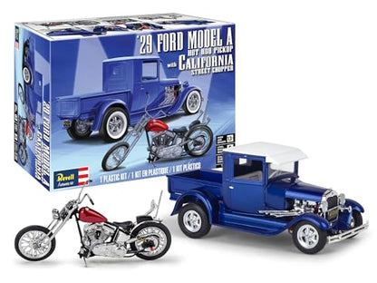 Revell 1929 Model A Pickup & California Street Chopper Model Building Kit