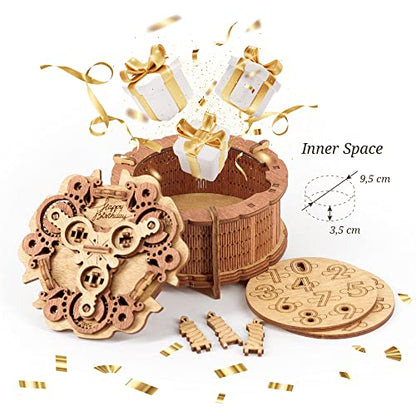 iDventure Birthday Cake, Money Puzzle Box for Adults, Box for Cash Gift - color: Birthday Cake