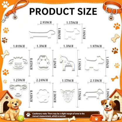 10Pcs Dog Lovers Polymer Clay Cutters - color: Dog