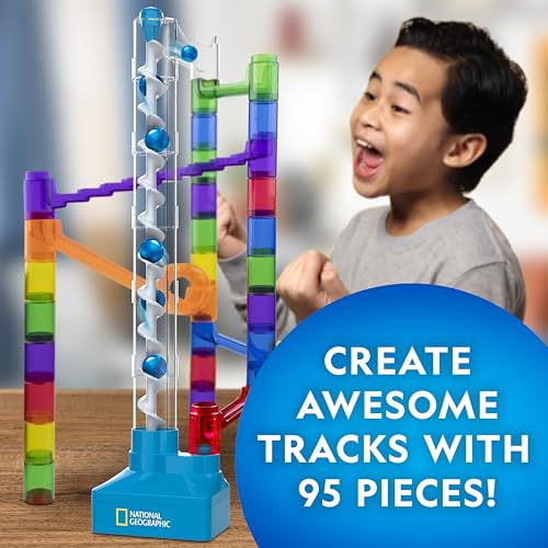 National Geographic Marble Run Building Set with Motorized Elevator - style: 95-Piece Marble Run