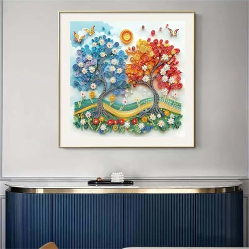 Diamond Art Kits for Adults,Tree of Life Diamond Painting Kits 12 x 12 inch - color: SH6012