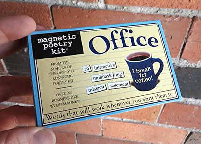 Magnetic Poetry - Office Kit - Words for Refrigerator - Write Poems and Letters on the Fridge - Made in the USA - style: Office Kit