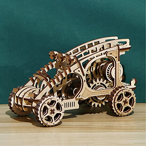 3D Wooden Puzzles for Adults Vintage Dodgems Model Kits, 3D Wooden Car Model Kits to Build, DIY 3D Model Building Kits Desktop Toys for Adults/Teens Boys - style: Vehicle Model