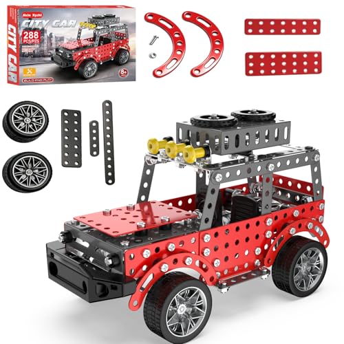 Jixin Xyzhi 3D Metal Model Kit Off-Road Car Building Set for Kids & Adults Ages 8+ – STEM Engineering DIY Assembly Toy with Tools for Family Fun & Gift Giving (Big Off-Road car) - style: Big off-road car