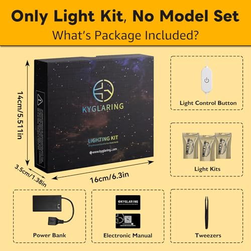 Kyglaring Light Kit for LEGO 31212 Milky Way Galaxy Set, Lights Only - color: 31212-Lighting-Touch