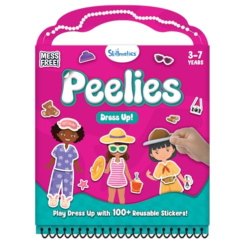 Skillmatics Peelies Dress Up – Reusable Sticker Book, Activity for Toddlers - style: Dress Up