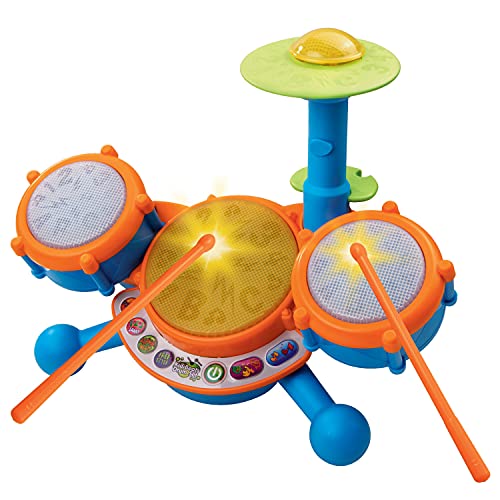 VTech KidiBeats Drum Set (Frustration Free Packaging), Orange - color: Orange, style: Frustration Free Packaging