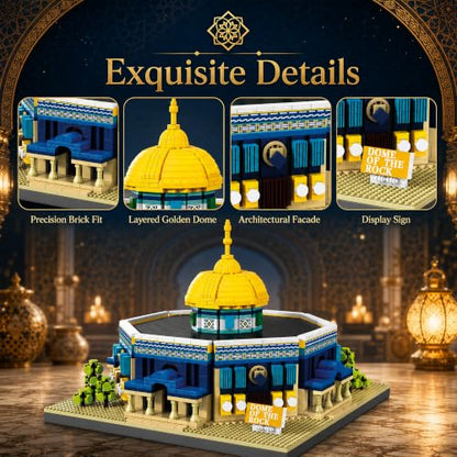 Dome of The Rock Micro Mini Building Blocks Sets 983 PCS - style: Dome of The Rock