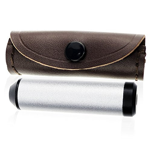 TEKCOPLUS Handheld Diffraction Spectroscope, Precise Small Diffraction Spectrometer Jewelers Eye Loupe Jewelry Magnifier for Gemstone Gem Gemology Gemological 55 mm Length Analysis Kit