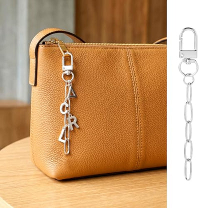 Hzopcw 20pcs Keychain Making Kits for Bag Charm, Gold & Silver - color: B-20pcs-Gold,Silver