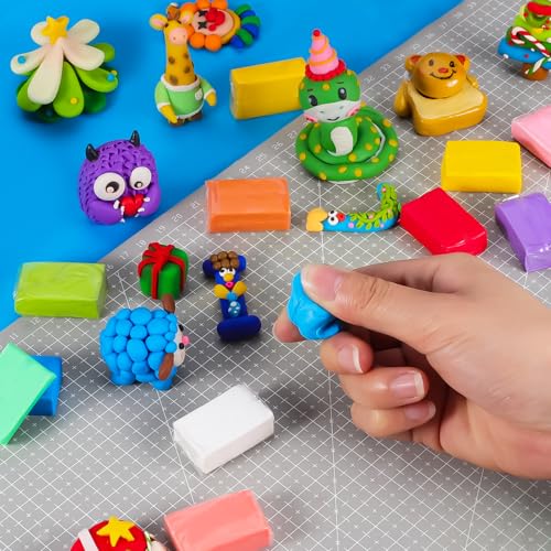 CiaraQ Polymer Clay Kit, Mini Modeling Clay Set - color: 48 Colors