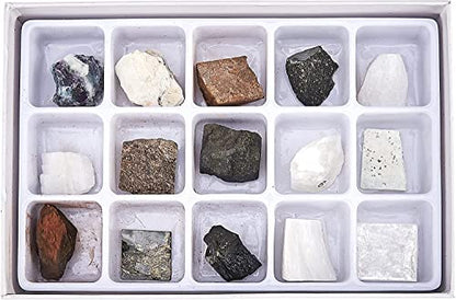 STEM Toy Mineral Science Kit Geology Rock Specimen for Young Geologists - style: Toy Mineral Science Kit