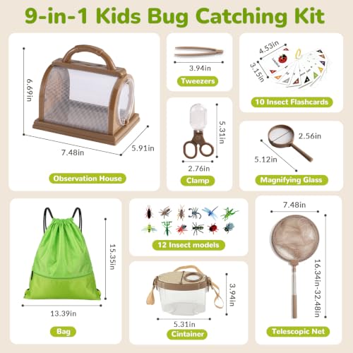 Bug Catcher for Kids Outdoor Explorer Toys for Kids Camping
