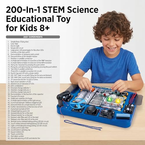 STEM Science Circuit Kits for Kids Age 8-12, Electrical Educational Toys