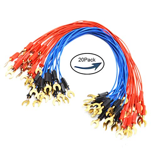 CSEC 20pcs Interconnect Circuit Wire for Physical Electrical Experiments - color: Wire Connectors