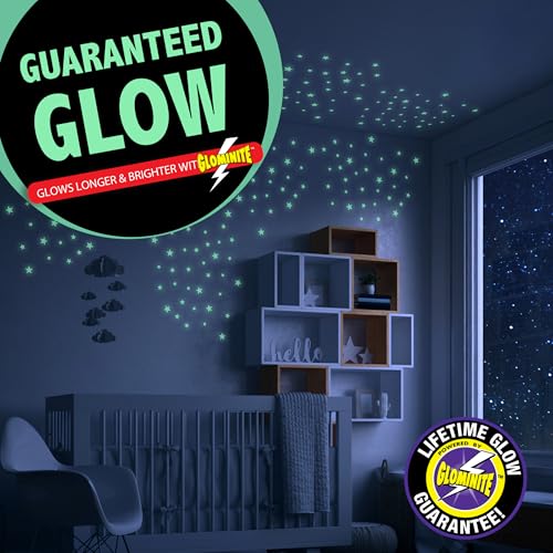 Great Explorations: Wonder Stars Super Kit, Glow In The Dark Ceiling Stars. 150 Pieces In 4 Sizes Reusable Sizes