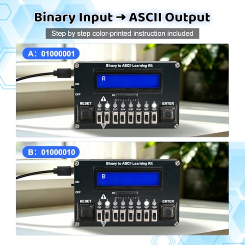 PEMENOL DIY Binary ASCII Code Transmitter Soldering Practice Kit