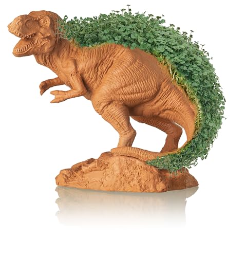 Chia Pet T-Rex - Tyrannosaurus with Seed Pack, Decorative Pottery Planter, Easy to Do and Fun to Grow, Novelty Gift, Perfect for Any Occasion - style: T-Rex