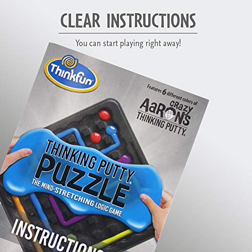ThinkFun & Crazy Aaron's Thinking Putty Puzzle - STEM Brain Game for Kids & Adults | Logic-Enhancing Challenge | Engaging Activity for Ages 8 & Up | Exciting Gift Idea