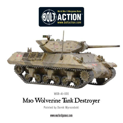 Wargames Delivered - Warlord Games: Bolt Action - M10 Wolverine Tank Destroyer, World War 2 Miniatures, 28mm Scale Army Tank Model for Miniature Wargaming - color: M10 Wolverine Tank Destroyer