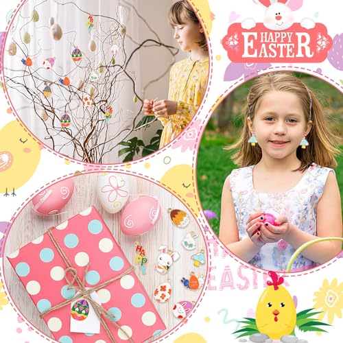 SANNIX 350Pcs Easter Charms, Easter Charms for Jewelry Making Bulk - color: Easter Color