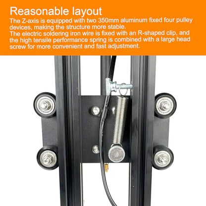 Vertical Heat Set Insert Tool Press for Plastic Parts & 3D Print Components - color: ZW12H+