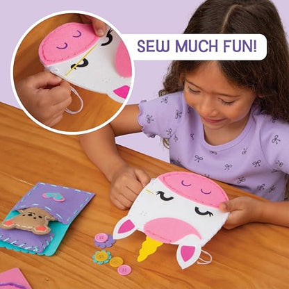 Let's Learn to Sew - Mini Sewing Kit for Beginners - Arts and Crafts, Art Supplies - Includes Sewing Supplies - Easy-to-Follow Instructions, Arts & Crafts, Ages 5+ - style: Learn To Sew