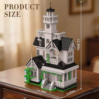 Vziimo Magic House Building Set with LED Light, Owens House Building Blocks, Architecture Decor Model Kit, Gifts for Adults Teens Age 14+(1162 PCS) - style: Owens House