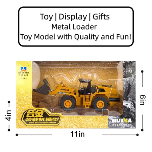 Bulldozer Toys for Boys Heavy-Duty Metal Loader Vehicle Sand/Beach Toy with Functional Arm and Bucket,Realistic Perfect for Sandbox Indoor/Outdoor Play Die Cast Construction Model - style: Bulldozer model