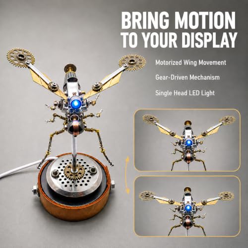 3D Metal Puzzles for Adults, Mechanical Model Building Kit for Home Decor