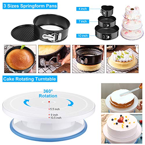 Cake Decorating Supplies, 493 PCS Cake Decorating Kit Cake Pans