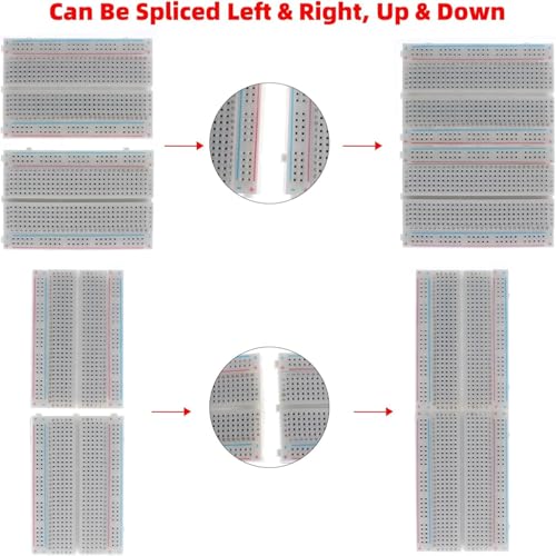 Solderless 1660 Breadboard Kit for Prototyping Circuit