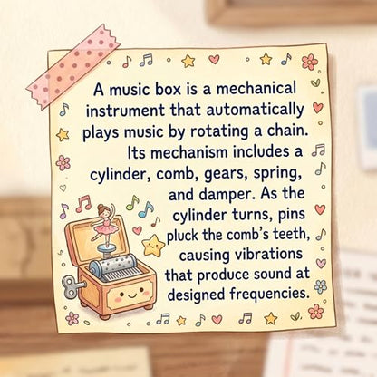 STEM DIY Music Box Kit, Build & Play, Hands-on, Ages 6+, Science Gift - style: Music Box