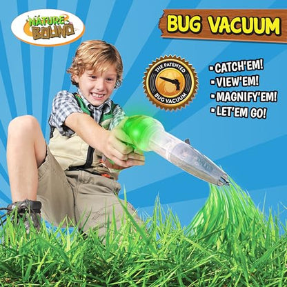 Nature Bound Bug Catcher Toy, Eco-Friendly Bug Vacuum, Catch and Release Indoor/Outdoor Play, Ages 3 to 12, Complete Kit for Kids (Upgraded Style) - style: Upgraded