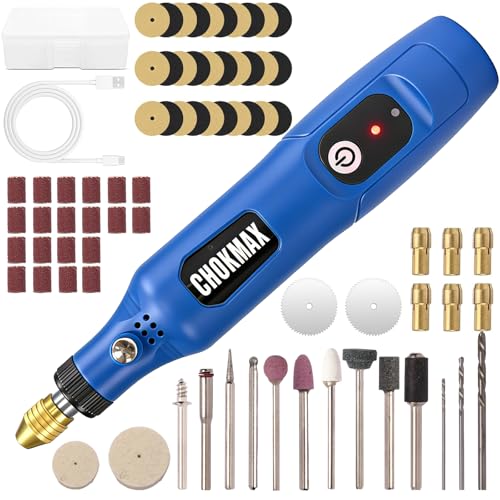 Rotary Tool Kits, 3.7V Li-ion Mini Cordless Rotary Multi-Tool Kit Sander Grinder with 72pcs Accessories Electric Rotary 16000rpm Speed DIY Grinder for Polishing, Cleaning and Engraving