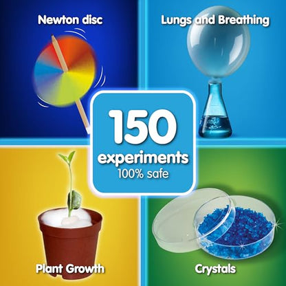 Science4you 150 Science Experiments for Kids Ages 8-12 - Super Science Kits for Kids, Chemistry Set + Stem Toys, Gifts for Boys and Girls Age 8 9 10+ - style: Science Kit age 8-12