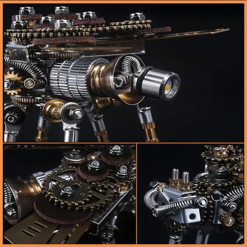Adult 3D Metal Puzzle, Punk Insect Model Set, 3D Metal Puzzle Mechanical Insect Building Blocks, Fun DIY Assembly, high-end Men's Gifts. - color: Mechanical Firefly